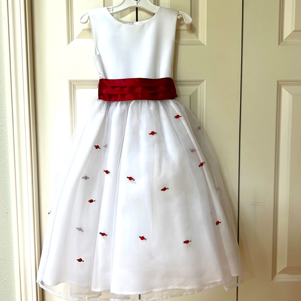 NWT- US ANGEL FORMAL WEDDING/ FLOWER GIRL DRESS